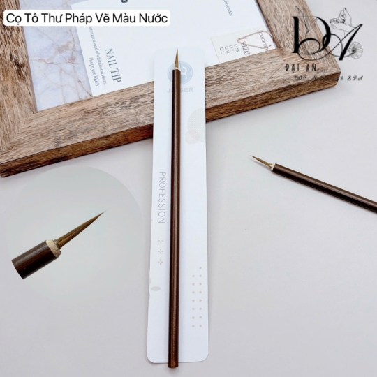 cọ tô thư pháp vẽ màu nước 