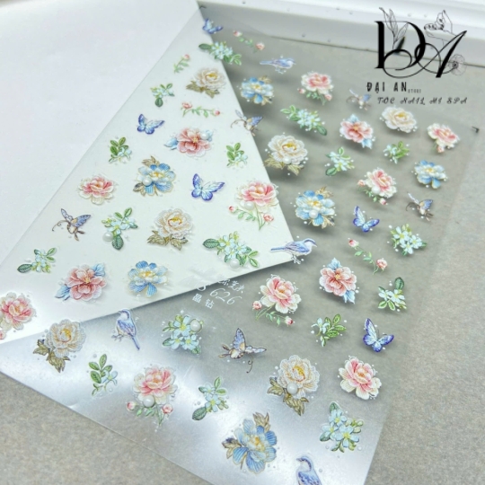 mẫu sticker nail 1