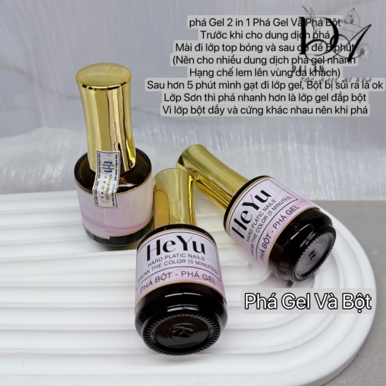 phá gel và bột 