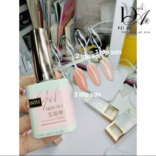 Sơn gel OUBOLI chính hãng chất sơn đậm đặc bền bóng màu Thạch Gạo