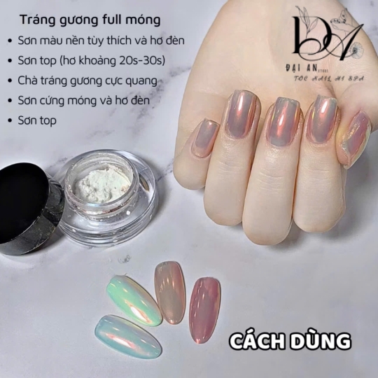 tráng gương cực quang