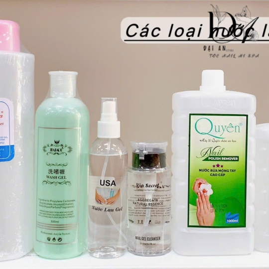 các loại nước chuyên về nail 