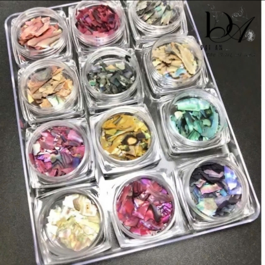 Sét xà cừ 12 ô đắp gel ẩn