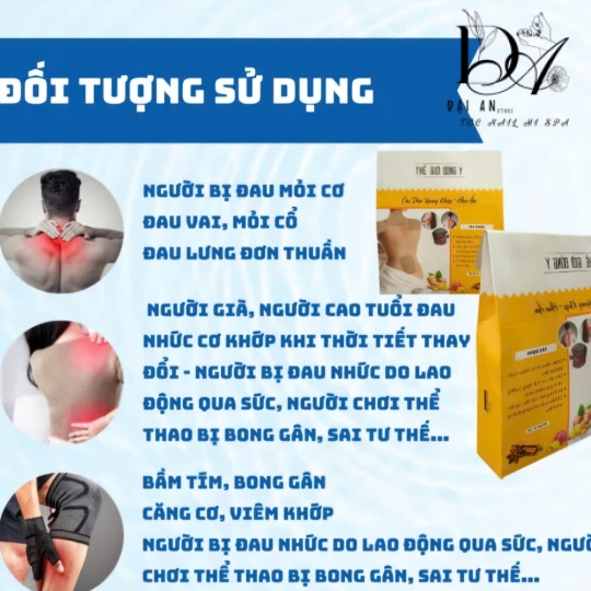Cao dán xương khớp