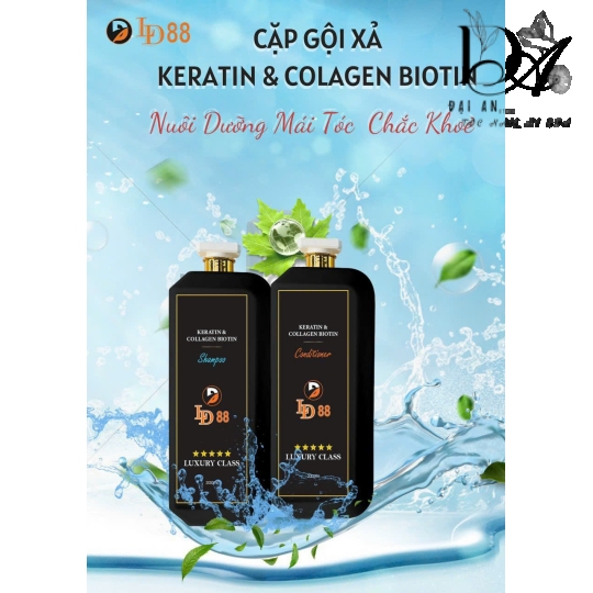DẦU GỘI PHỤC HỒI TÓC KERATIN COLLAGEN & BIOTIN