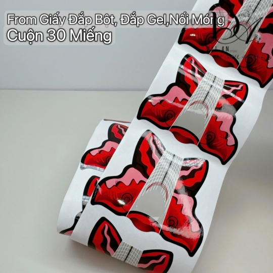 form giấy đắp bột đắp gel 