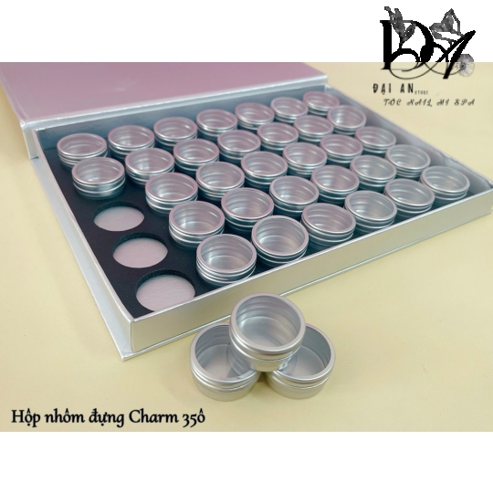 hộp nhôm đựng charm