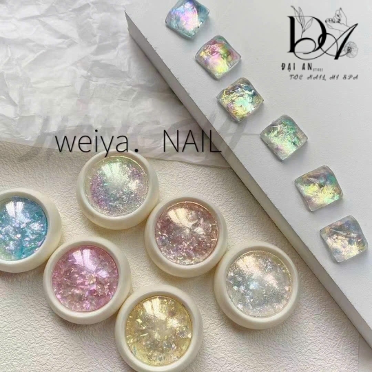 Sét nhũ 6 ô bóng kính siêu sáng loại 1