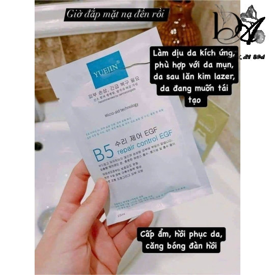 Mặt Nạ Phục Hồi Và Cấp Ẩm Da Yuejin B5 Repair Control EGF