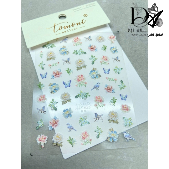 mẫu sticker nail 1