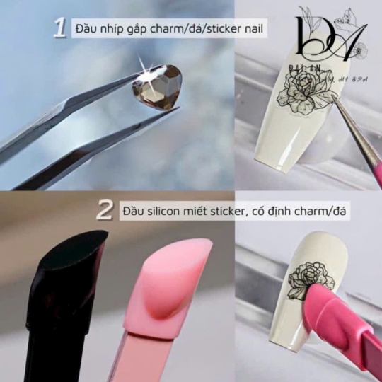Nhíp gắp stiker 2 đầu