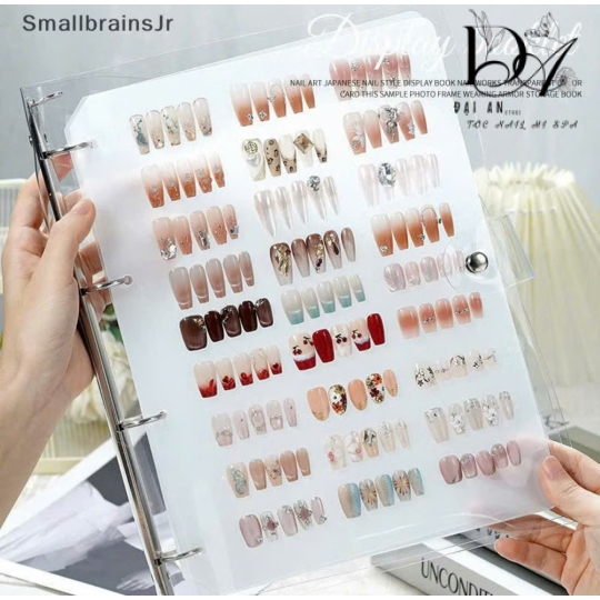 sổ trưng bày mẫu nail cao cấp siêu đẹp 4 lớp