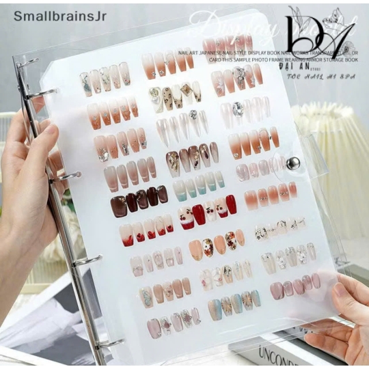 sổ trưng bày mẫu nail cao cấp siêu đẹp 4 lớp