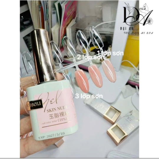 Sơn gel OUBOLI chính hãng chất sơn đậm đặc bền bóng màu Thạch Gạo