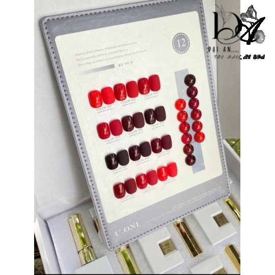 Sơn gel U.oni set 12 màu nail (Tặng kèm bảng màu)