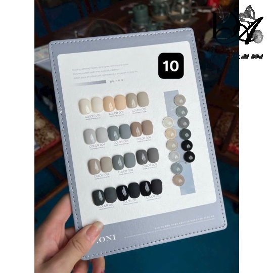 Sơn gel U.oni set 12 màu nail (Tặng kèm bảng màu)