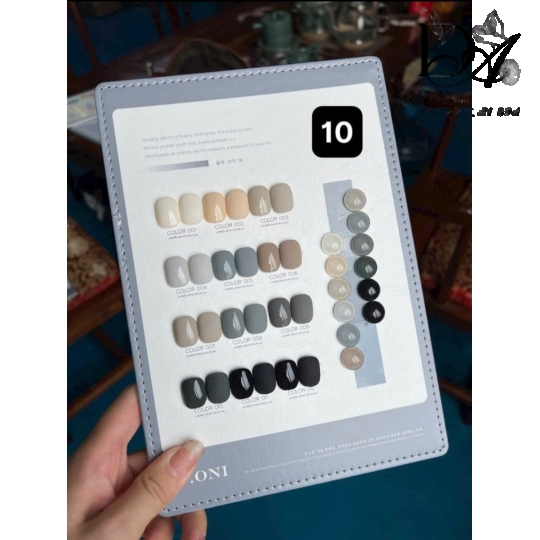 Sơn gel U.oni set 12 màu nail (Tặng kèm bảng màu)