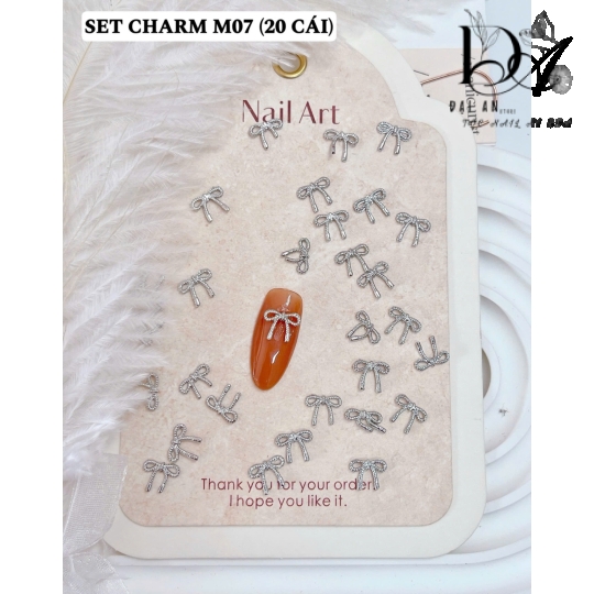sticker nơ bạc