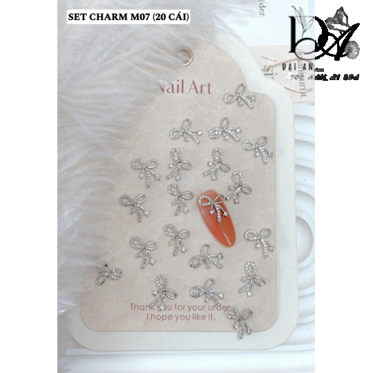 sticker nơ bạc