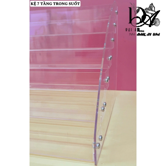 kệ 7 tầng trong suốt