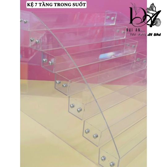 kệ 7 tầng trong suốt