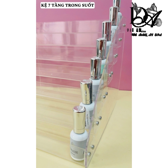 kệ 7 tầng trong suốt