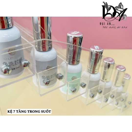 kệ 7 tầng trong suốt
