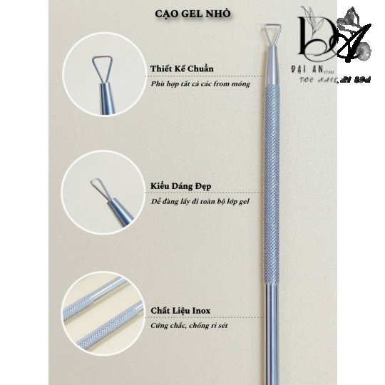 Cạo gel nhỏ