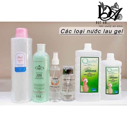 các loại nước chuyên về nail 