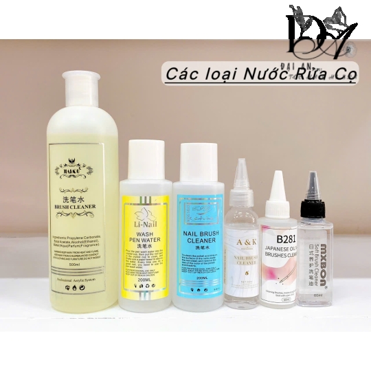 các loại nước chuyên về nail 