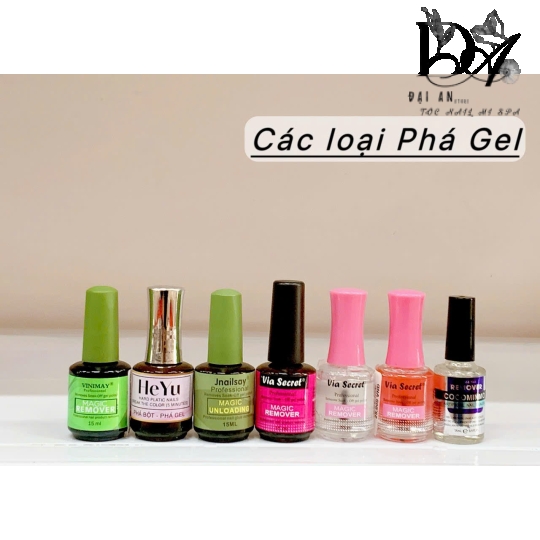 các loại nước chuyên về nail 