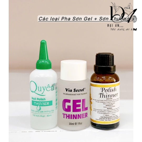 các loại nước chuyên về nail 
