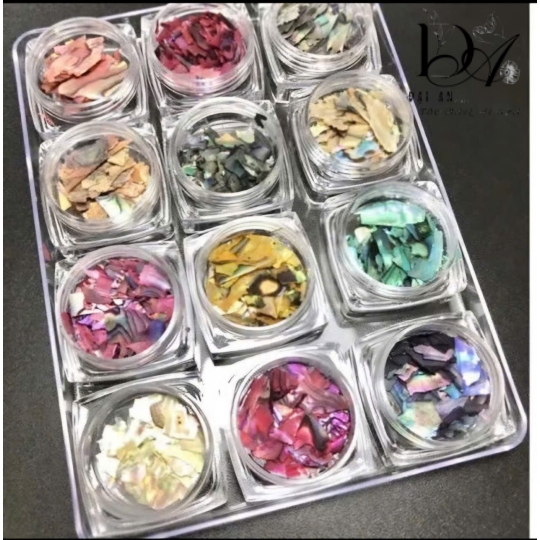 Sét xà cừ 12 ô đắp gel ẩn