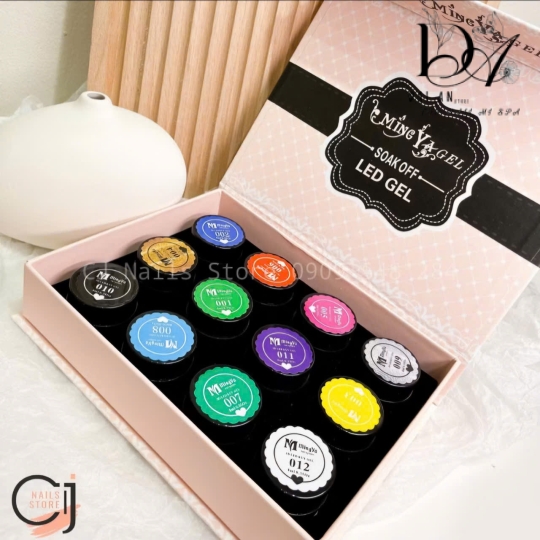 Sét gel vẽ đặc 12 ô Mingyagel